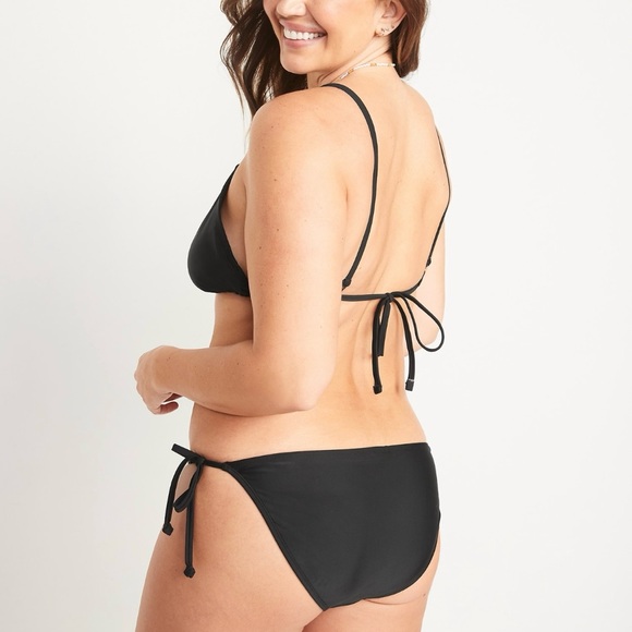 NWT Old Navy Black String Bikini 2-Piece Swim Set - M - Picture 3 of 3